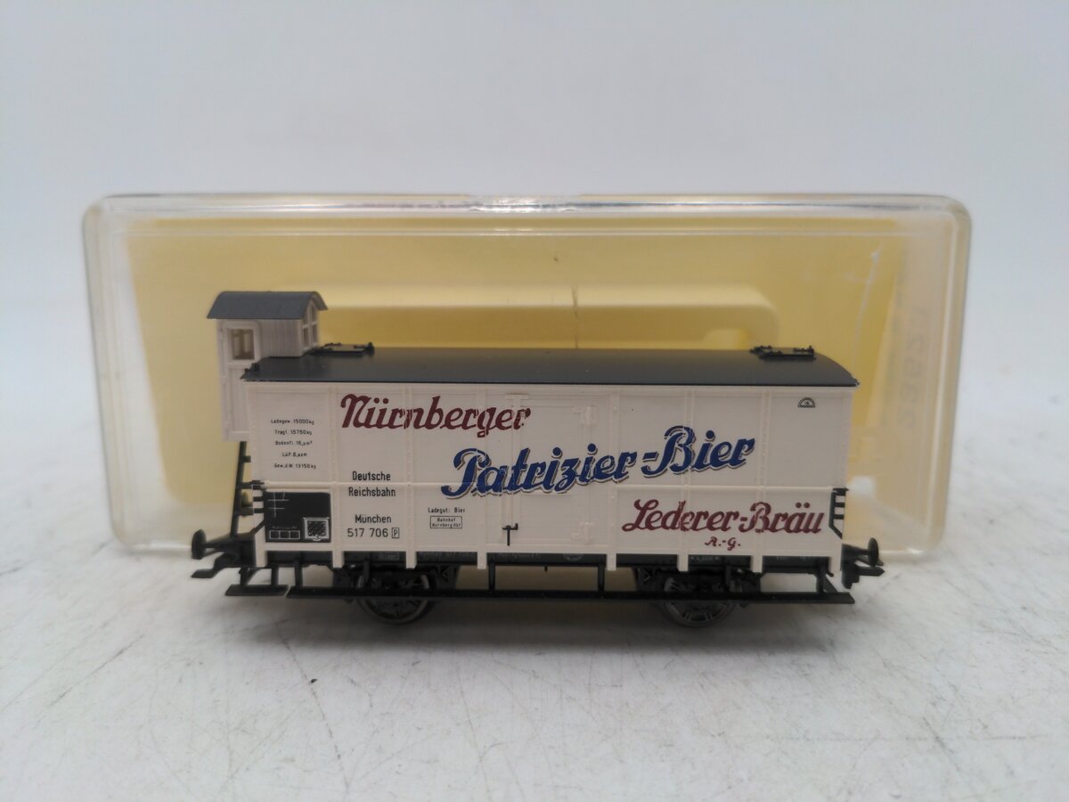 Trix 23523 HO German Imperial Railway Boxcar #517 706 EX/Box – Trainz