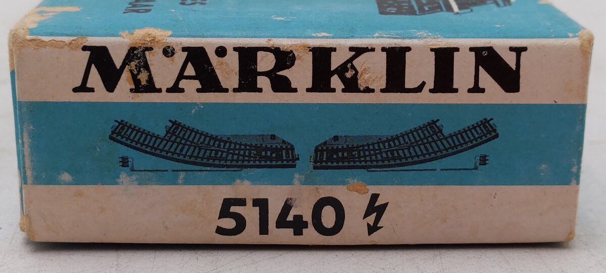 Marklin 5140 HO Curved Electric 2-Way Swich/Turnout (Only One) VG/Box