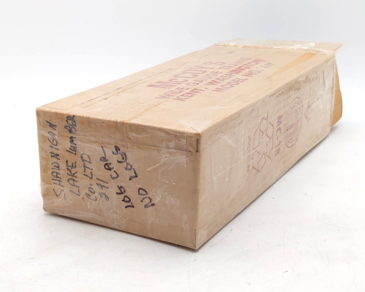 McCoy 291 Standard Gauge Shawnigan Lake Lumber Log Flatcar EX/Box