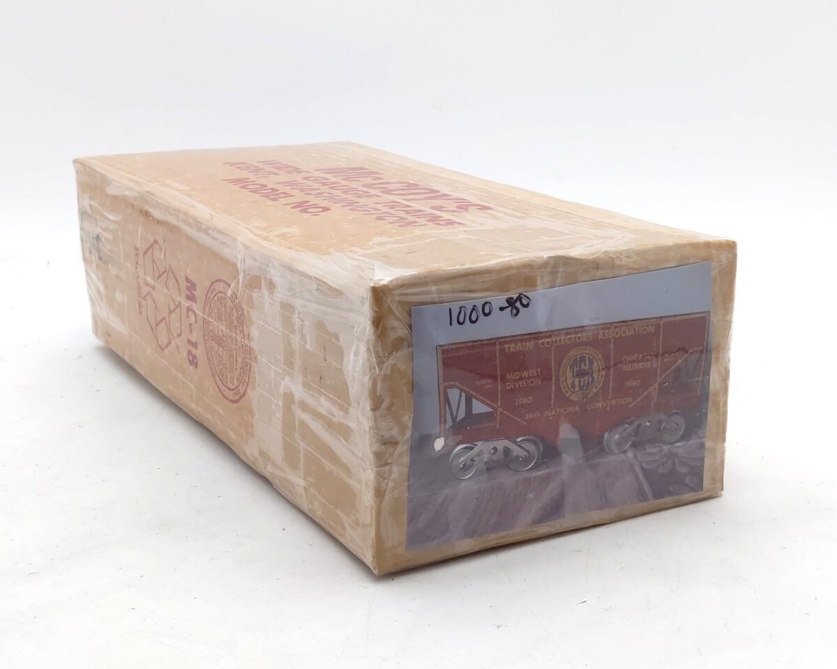 McCoy 1000-80 Standard Gauge TCA 1980 National Convention Coal Car EX/Box
