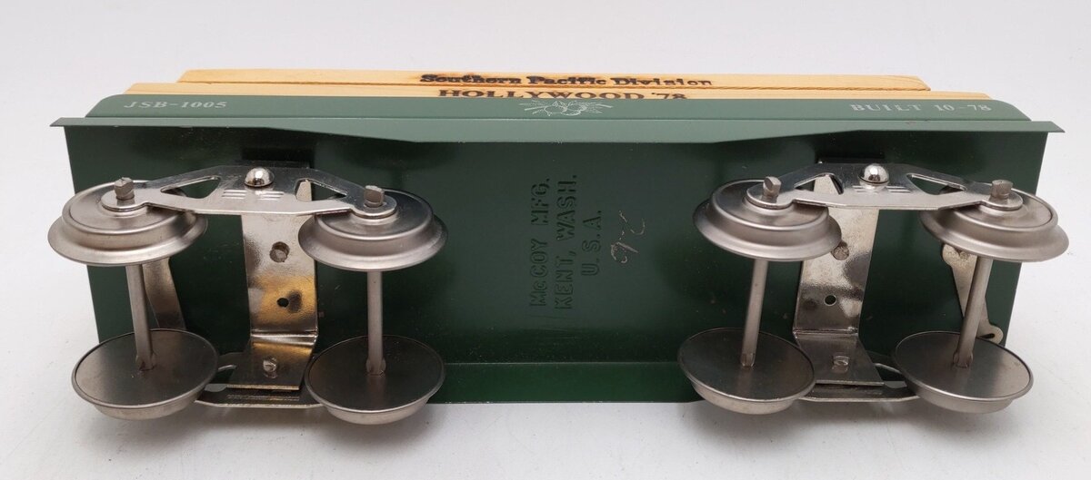 McCoy JSB-1005 Standard Gauge Southern Pacific Division Hollywood '78 Flatcar EX/Box