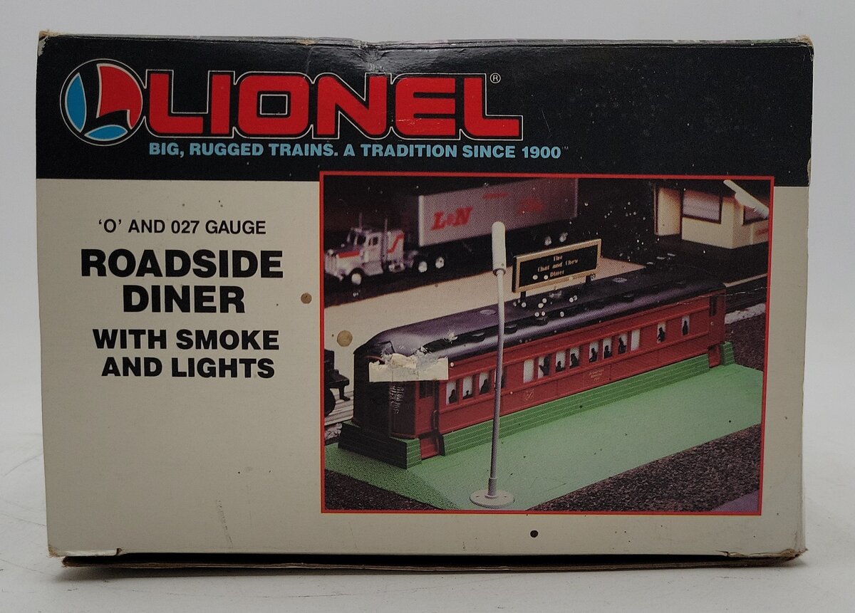 Lionel 6-12802 O Gauge Roadside Diner w/Smoke & Lights EX/Box
