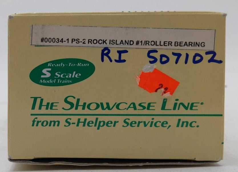 S-Helper 00034-1 "S" Scale Rock Island PS-2 2-Bay Covered Hopper #507102 EX/Box