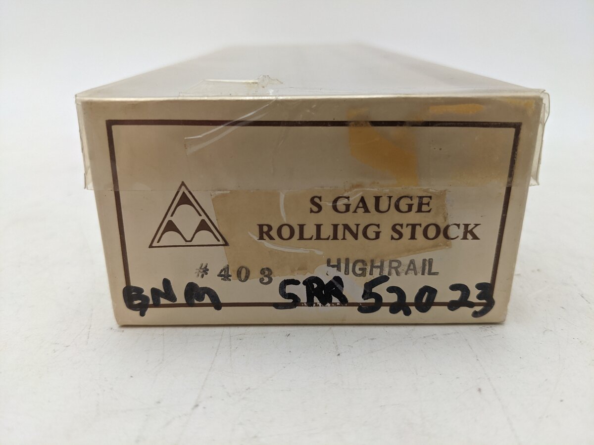 American Models 408 S Gauge C&O 52' Mill Gondola #31556 EX/Box