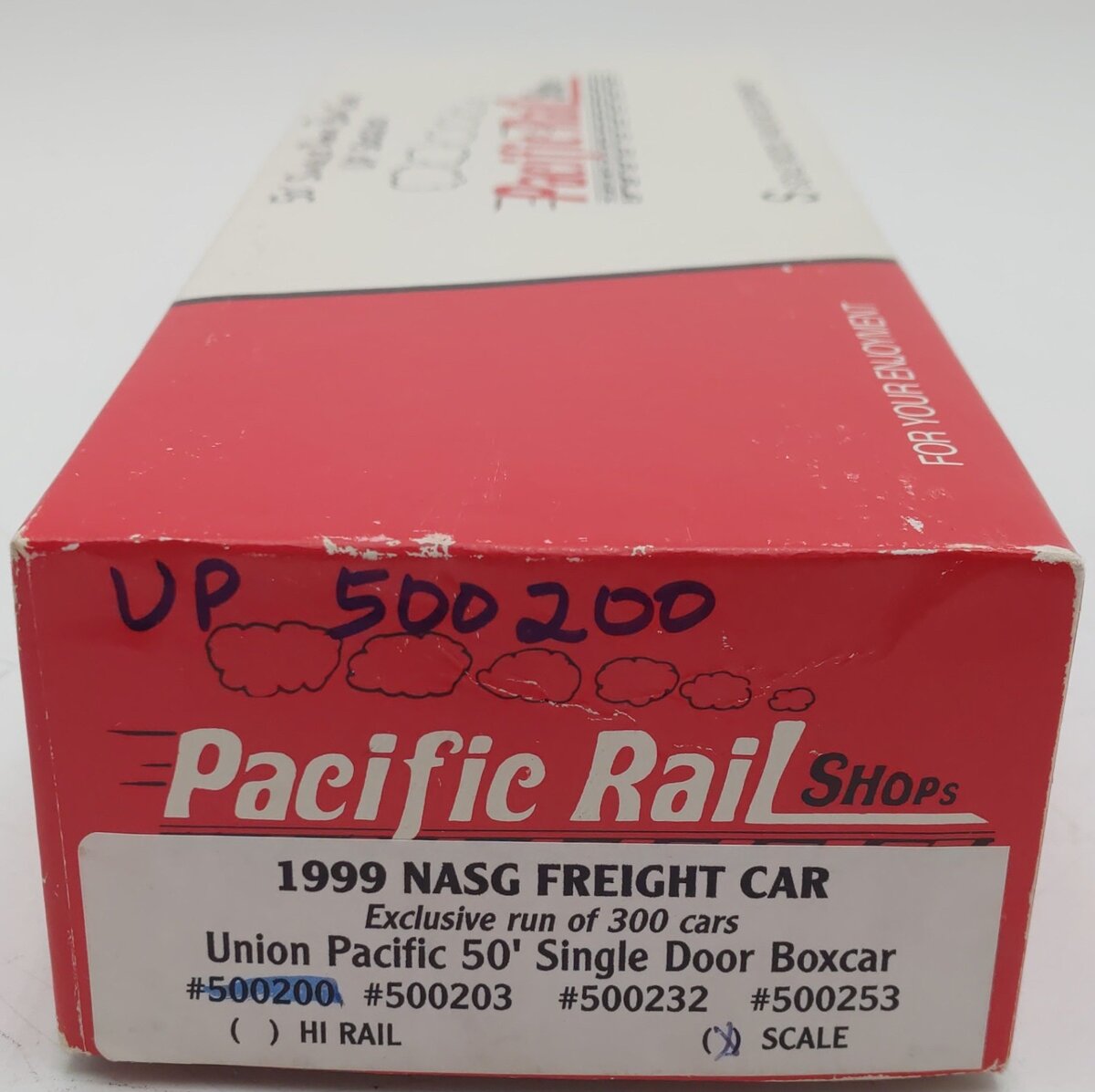 Pacific Rail 500200 S Scale 1999 NASG Freight Boxcar (Scale Wheels) EX/Box