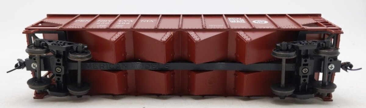 American Models 3458C S Scale Pennsylvania Railroad 4-Bay Hopper Car #256482 LN/Box
