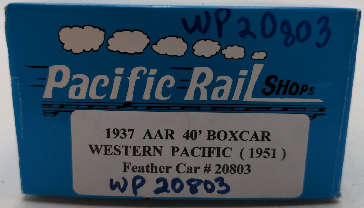Pacific Rail 20803 Western Pacific Boxcar VG/Box