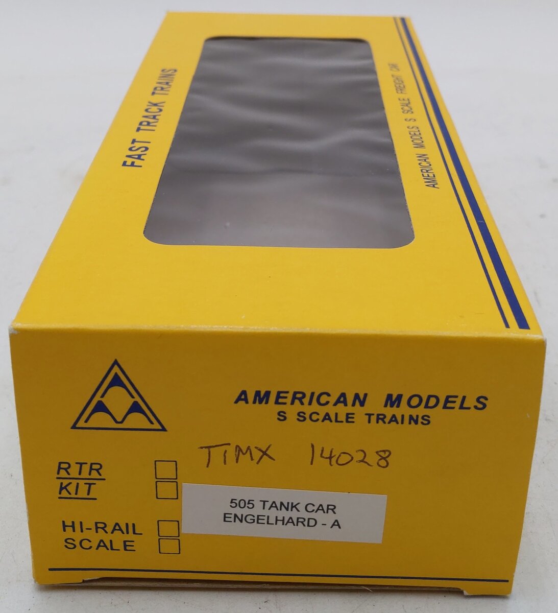 American Models 505 S Scale Engelhard Tank Car #14028 LN/Box