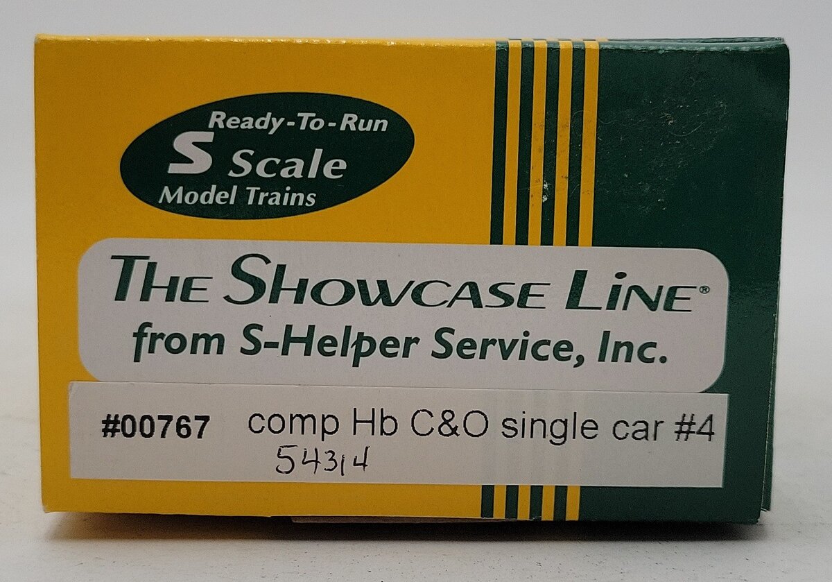 S-Helper 00767 "S" Scale Chesapeake & Ohio Hopper #54314 LN/Box