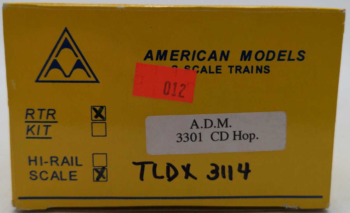 American Models 3301 S Scale ADM Hopper Car EX/Box