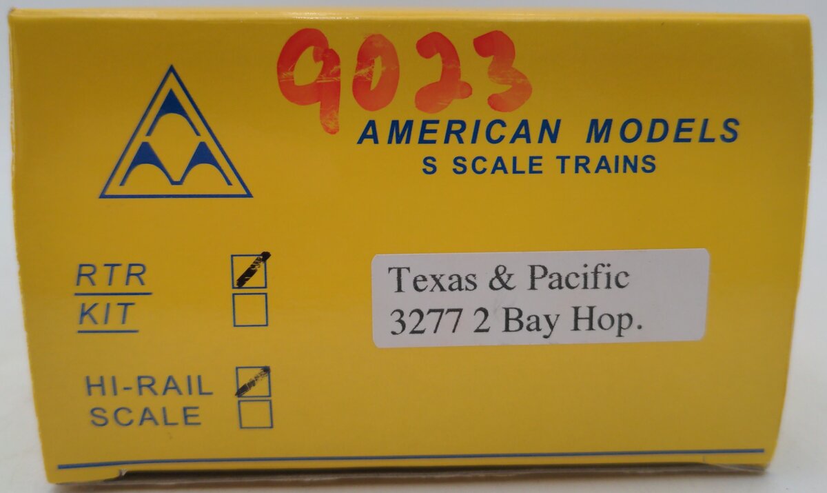 American Models 3277 S Texas & Pacific 2 Bay Hopper #9023 EX/Box