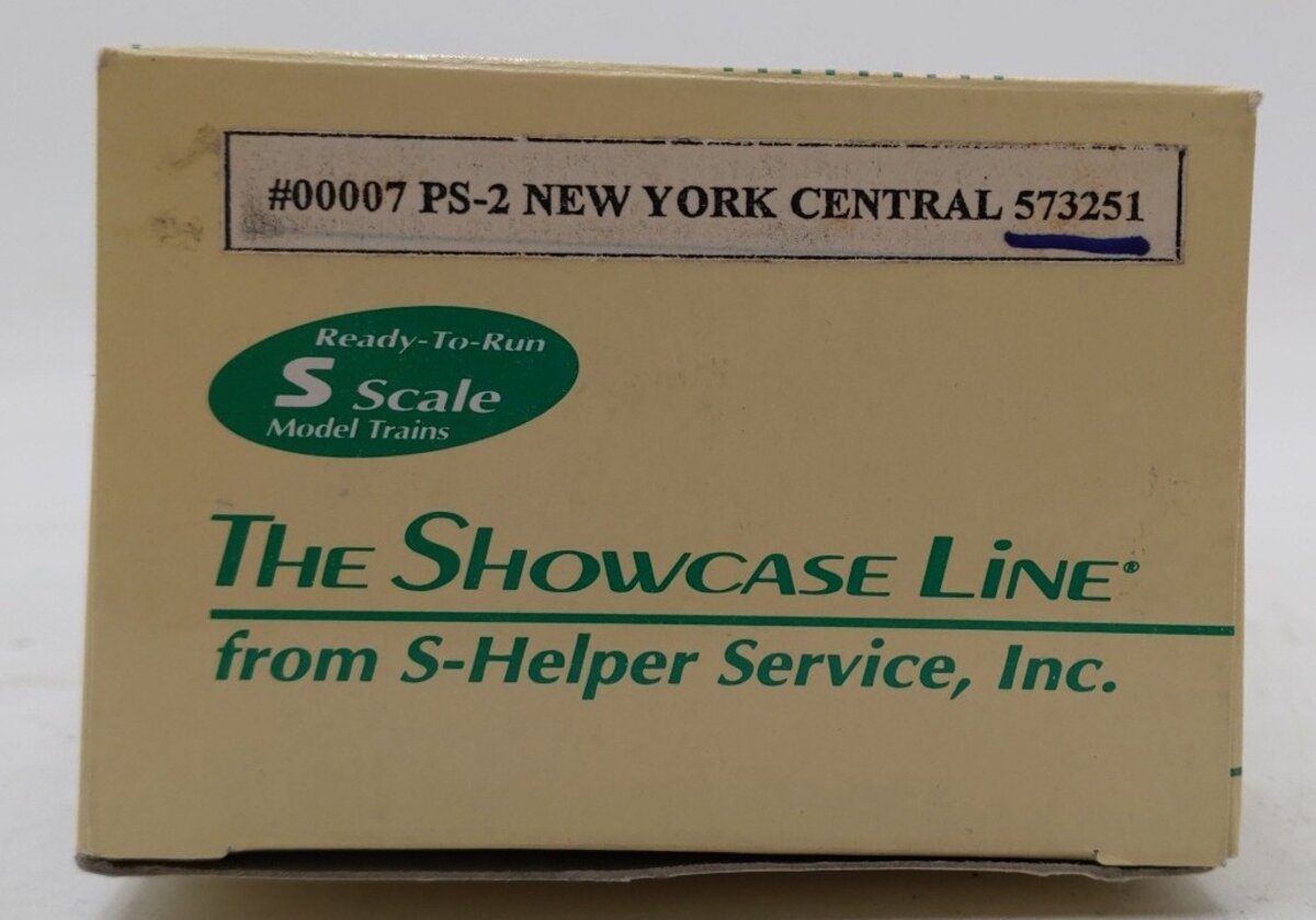 S-Helper 00007 "S" Scale New York Central PS-2 2-Bay Hopper #573251 EX/Box