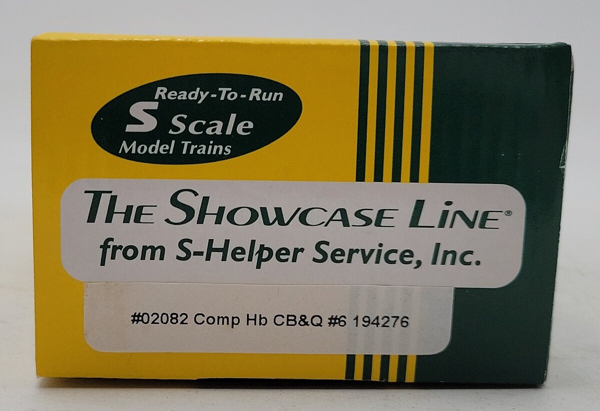 S-Helper 02082 S Scale Chicago Burlington & Quincy Hopper Car #194276 LN/Box