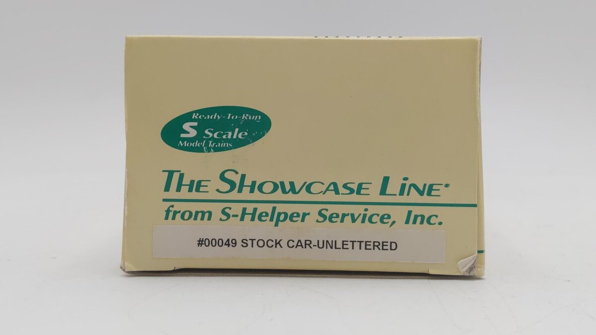 S-Helper 00049 Unlettered Stock Car LN/Box