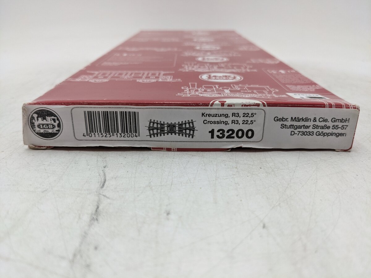 LGB 13200 G 22.5 Degree Crossing VG/Box