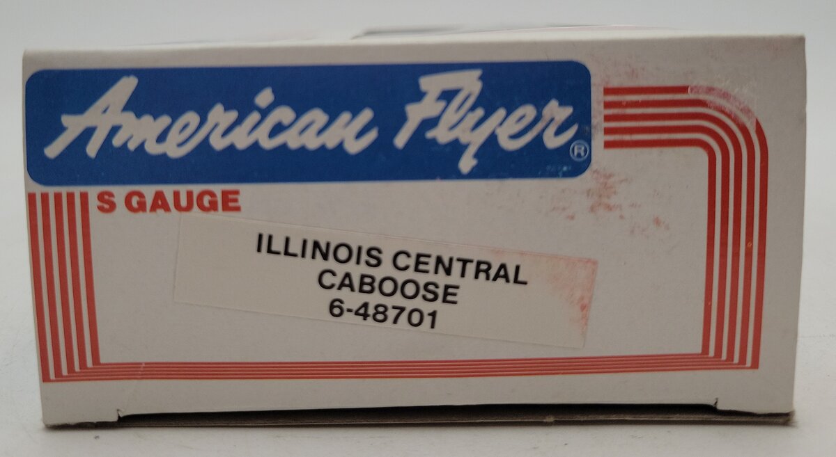 American Flyer 6-48701 S Gauge Illinois Central Gulf Window Caboose LN/Box