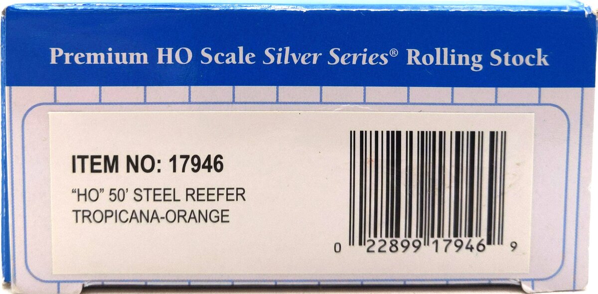Bachmann 17946 HO Tropicana Orange 50' Steel Reefer LN/Box