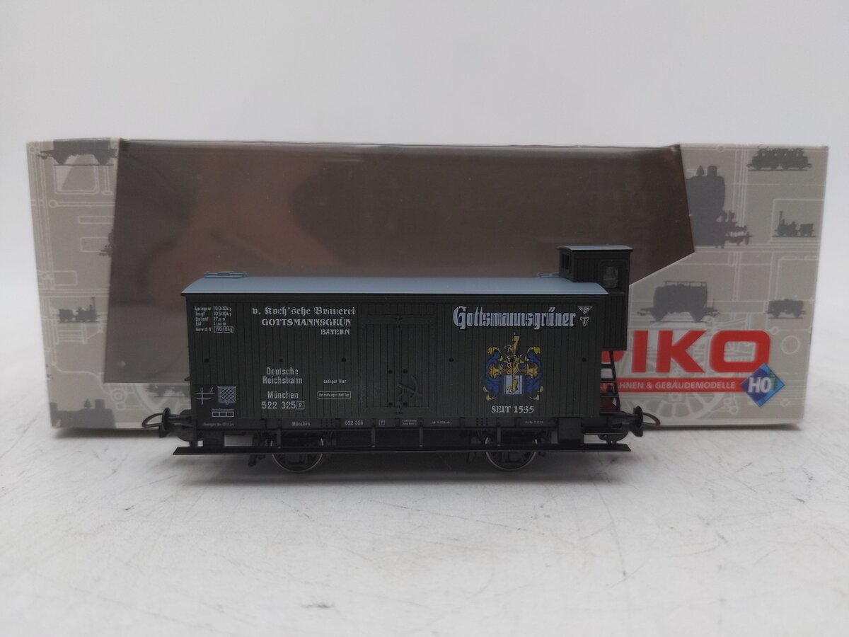 Piko 54897 HO German Imperial Railway Boxcar #522325 EX/Box – Trainz