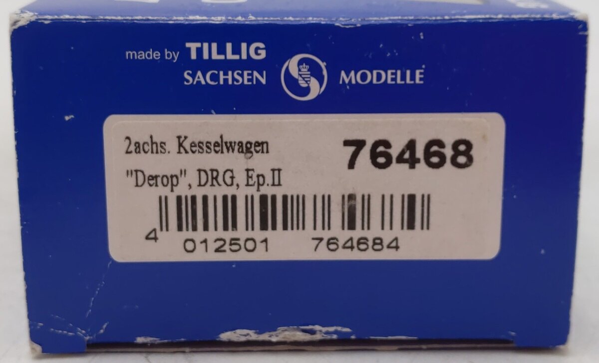 Sachsenmodelle 76468 HO Scale German Imperial Railway Tank Car #565259 LN/Box