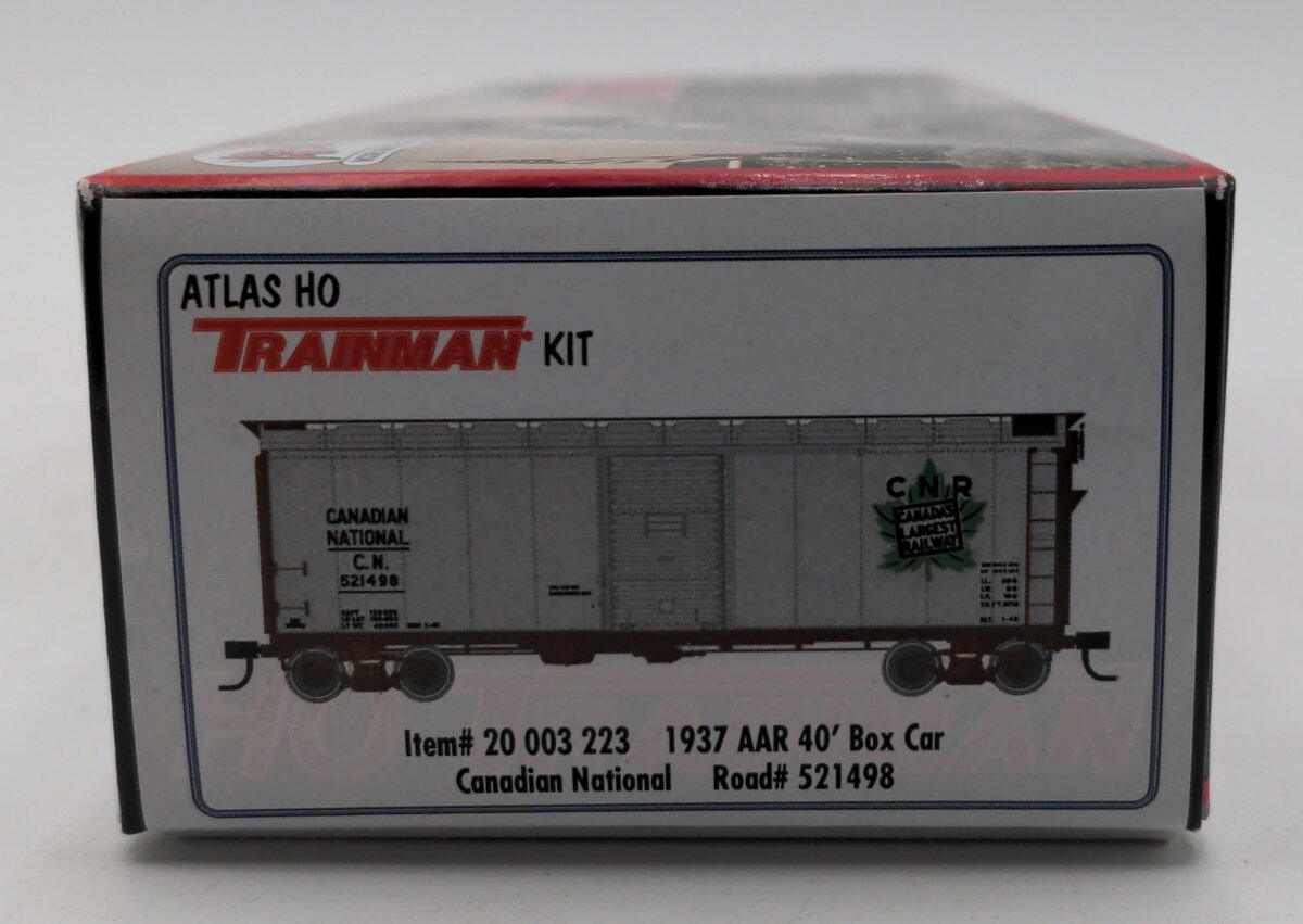 Atlas 20003223 HO Canadian National 1937 AAR 40' Box Car Kit #521498