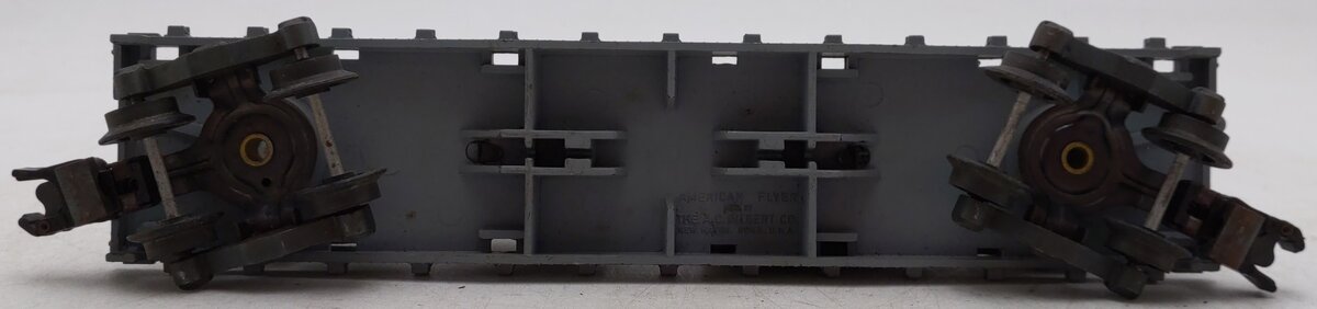American Flyer 24557 Vintage S Gauge US Navy Flat Car w/2 Jeeps VG