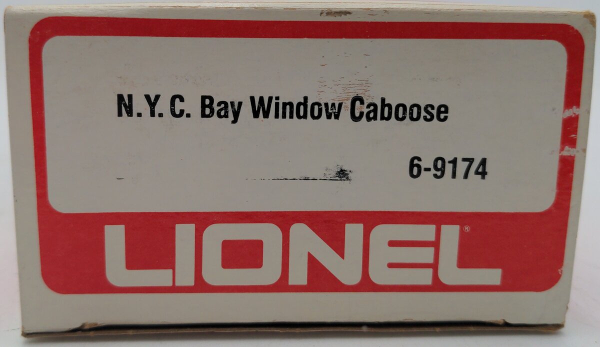 Lionel 6-9174 O New York Central P&E Bay Window Illuminated Caboose #9174 EX/Box