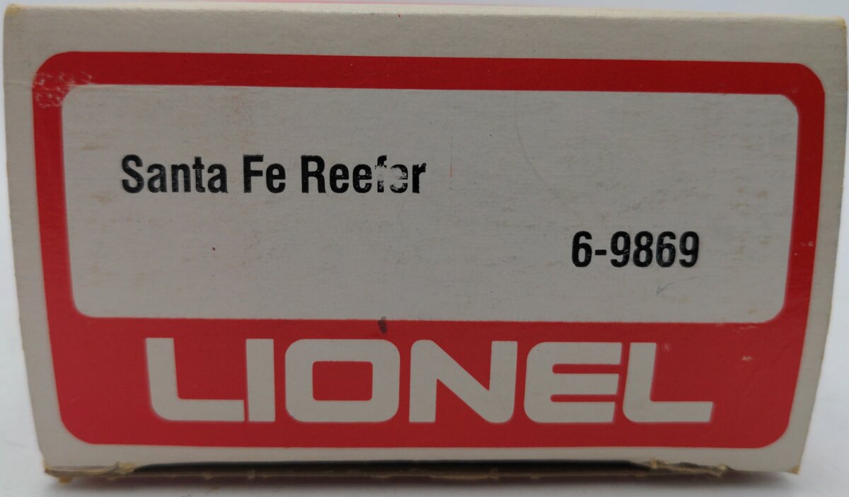 Lionel 6-9869 O Gauge Santa Fe Reefer Car LN/Box