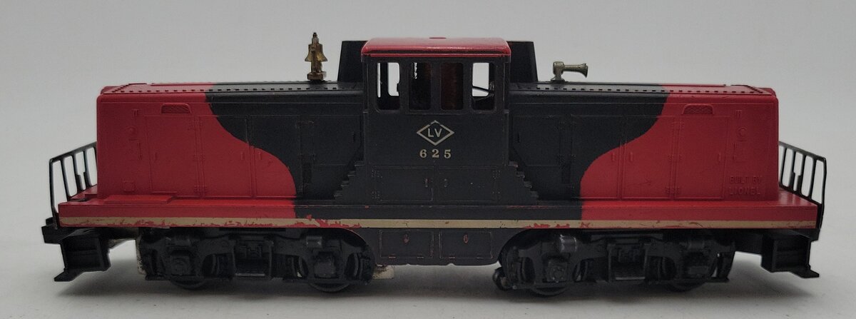 Lionel 625 Vintage O Lehigh Valley Red & Black 44 Ton Diesel Switcher VG
