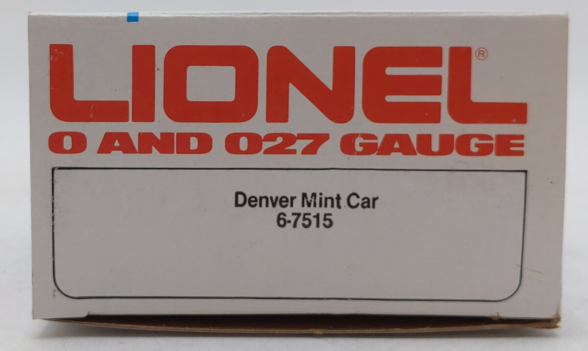 Lionel 6-7515 O Gauge Denver Mint Car #7515 NIB
