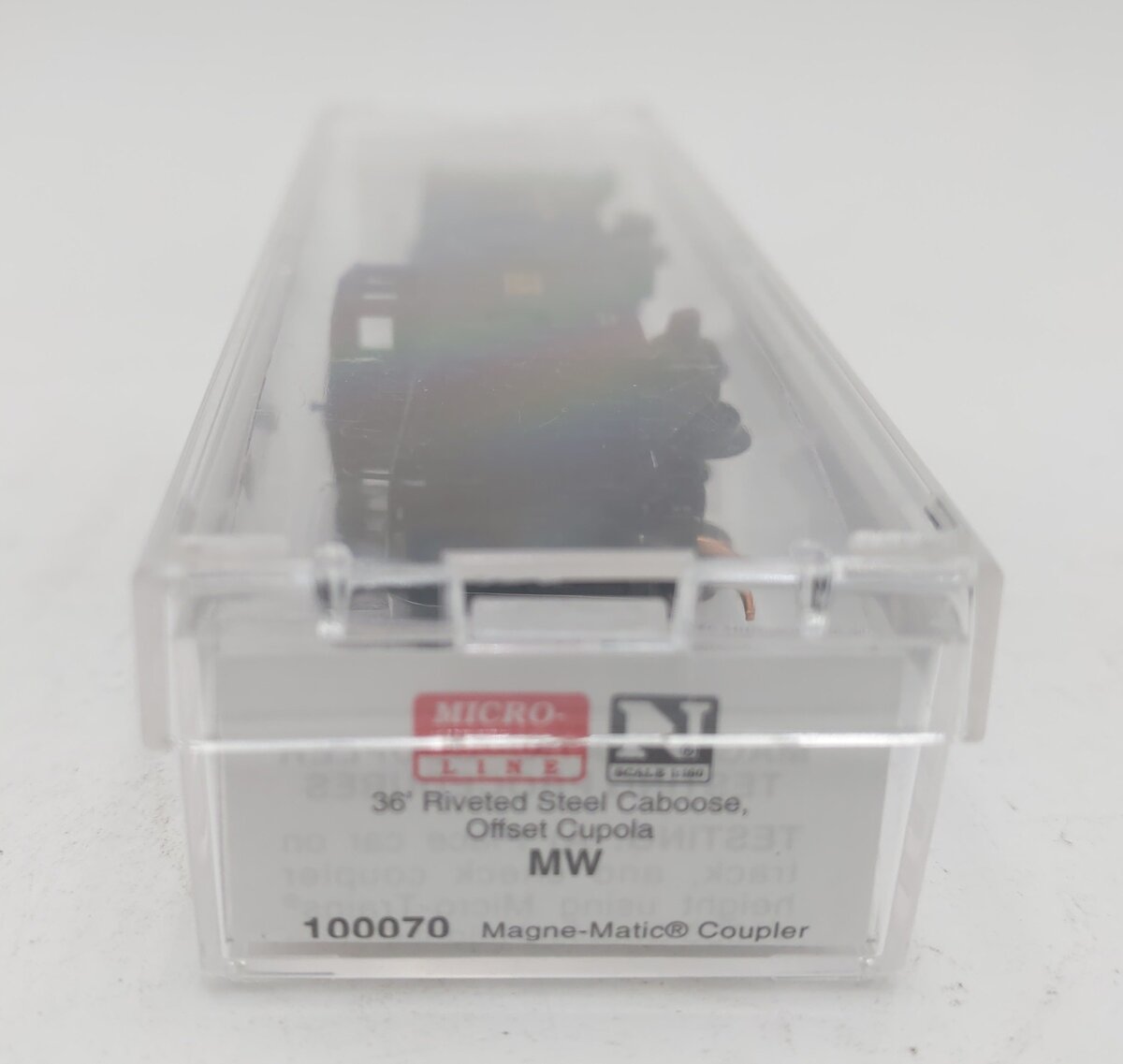 Micro-Trains 100070 N Scale Minnesota Western (MW) 36' Riveted Steel Caboose LN/Box