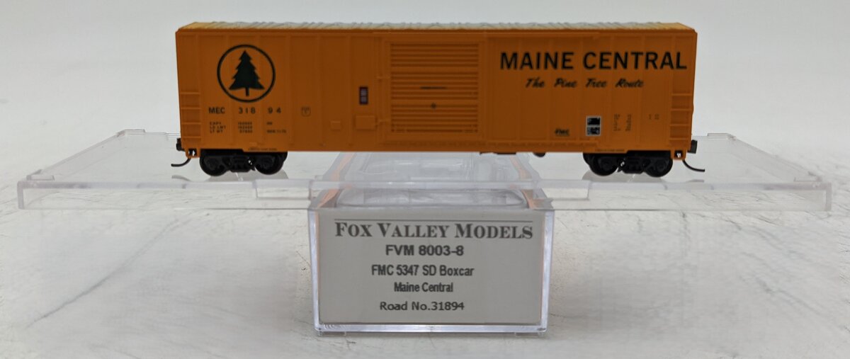 Fox Valley Models 8003-8 N Scale Maine Central FMC 5347 Standard Boxcar #31894