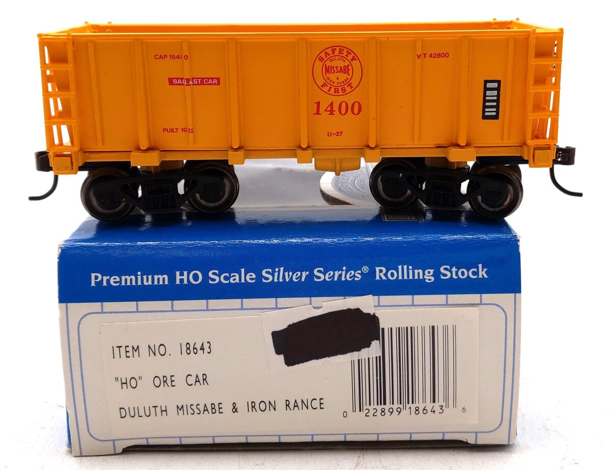 Bachmann 18643 HO Duluth Missabe & Iron Range Ore Car Silver Series
