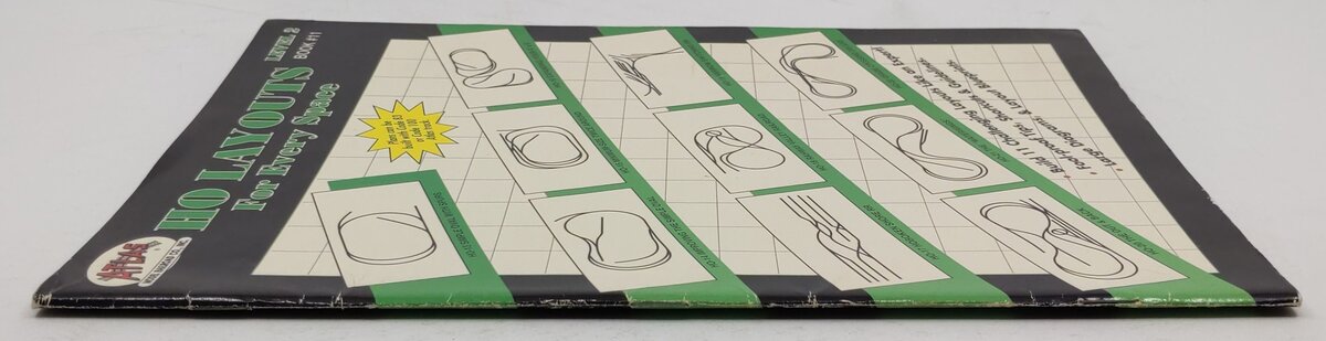 HO Layouts For Every Space by Atlas Model Railroad Paperback Book VG
