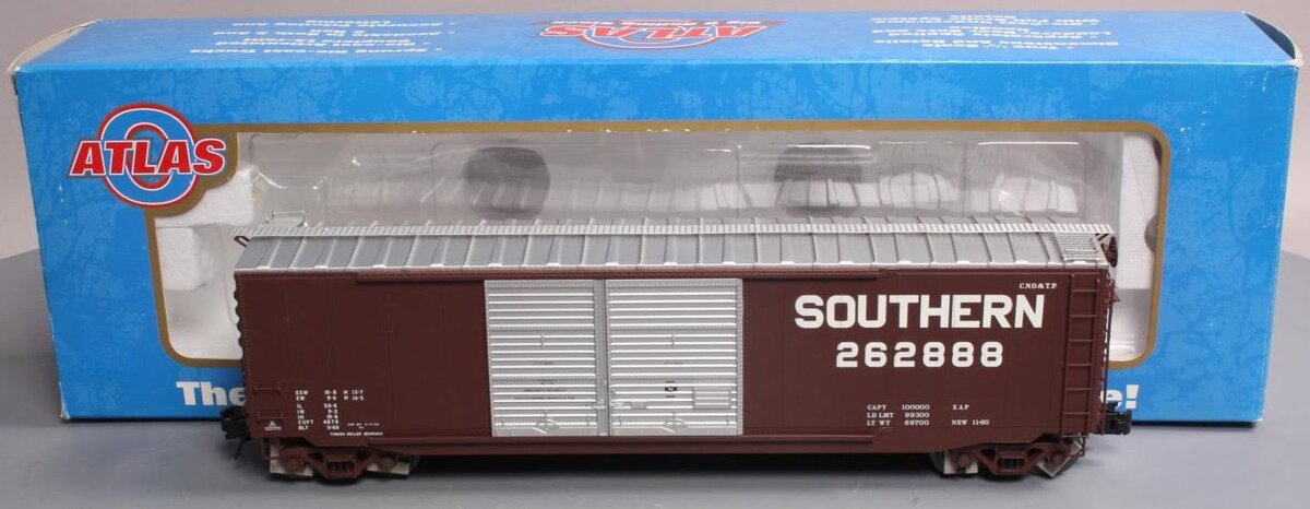Atlas 8405-2 O Gauge Southern PS-1 Double Door Boxcar #262888 (3Rail) EX/Box