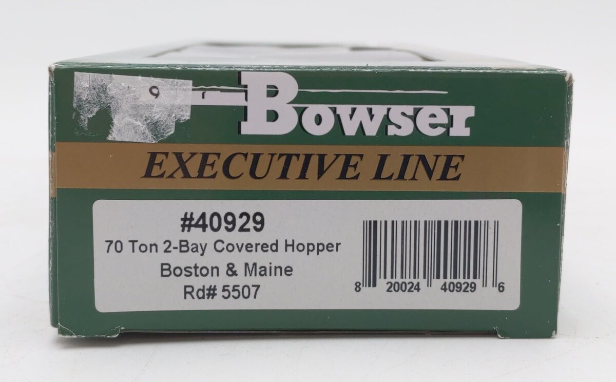 Bowser 40929 HO Boston & Maine 70-Ton 2-Bay Covered Hopper #5507