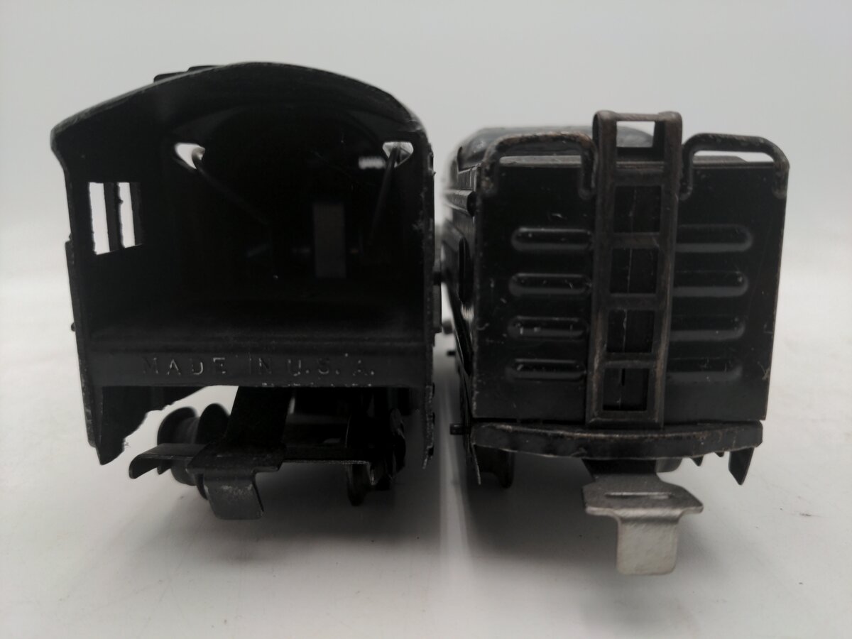 Marx 999 Vintage O New York Central 2-4-2 Steam Locomotive with Tender VG
