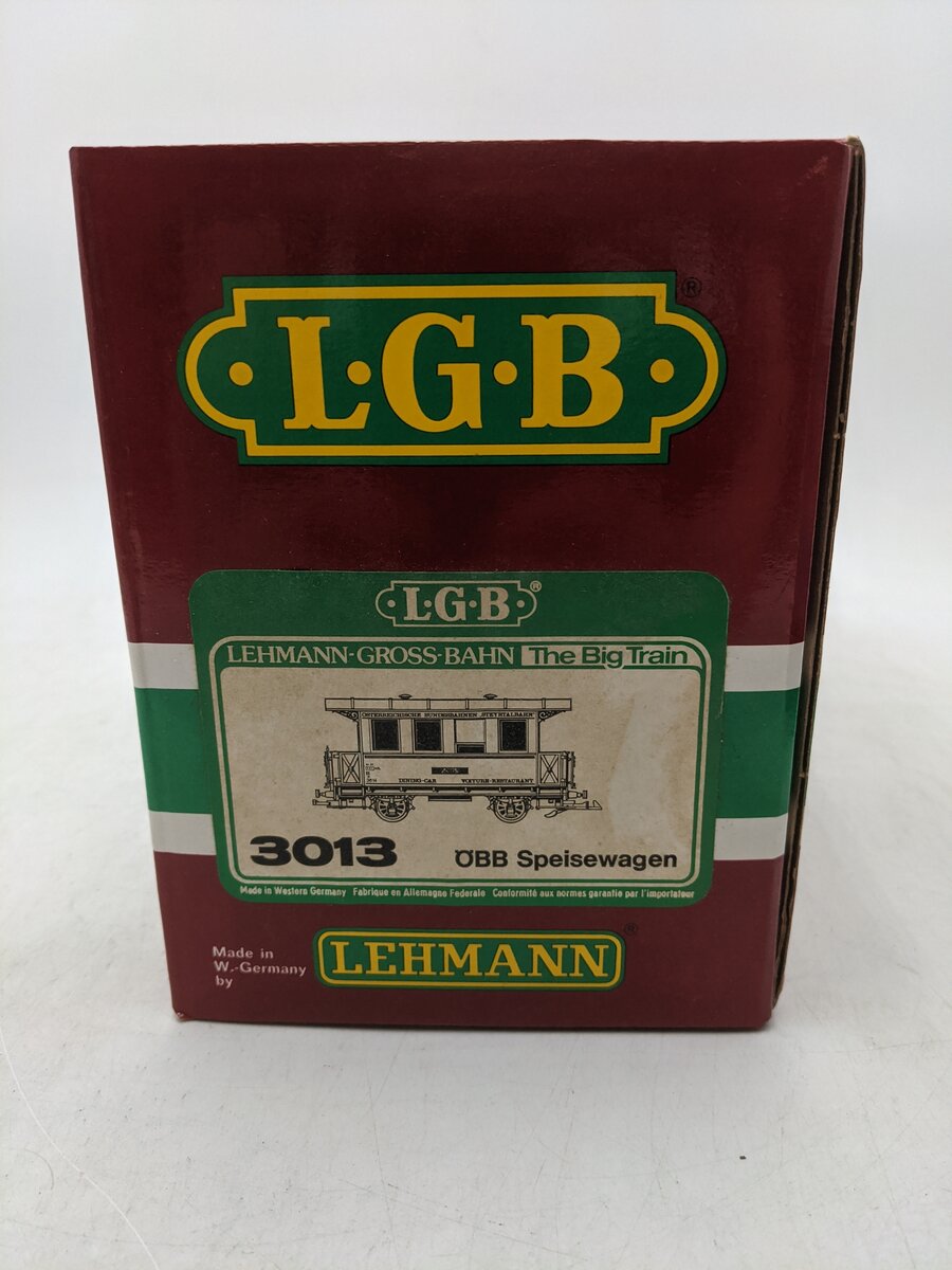 LGB 3013 G Gauge Osterreichische Bundesbahnen Dining Car EX/Box