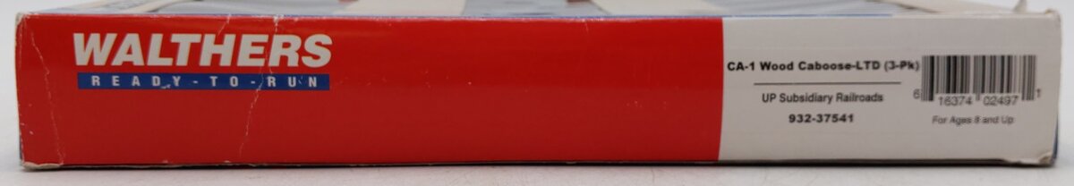 Walthers 932-37541 Union Pacific CA-1 Wood Caboose- LTD (Pack of 3) EX/Box