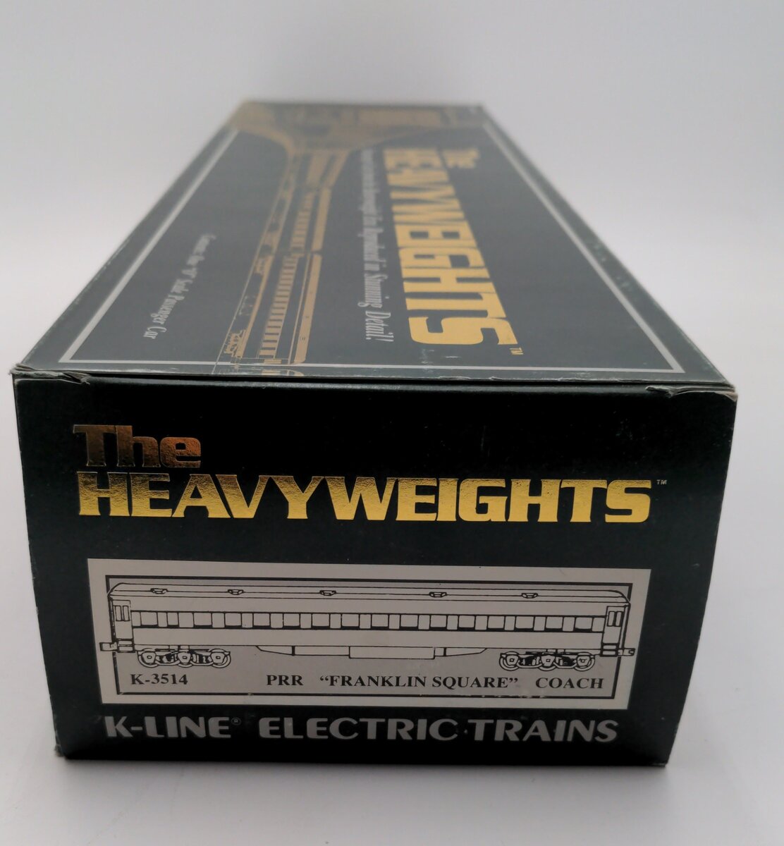 K-Line K-3514 O Pennsylvania "Franklin Square" 18" Heavyweight Coach Car #3514 LN/Box