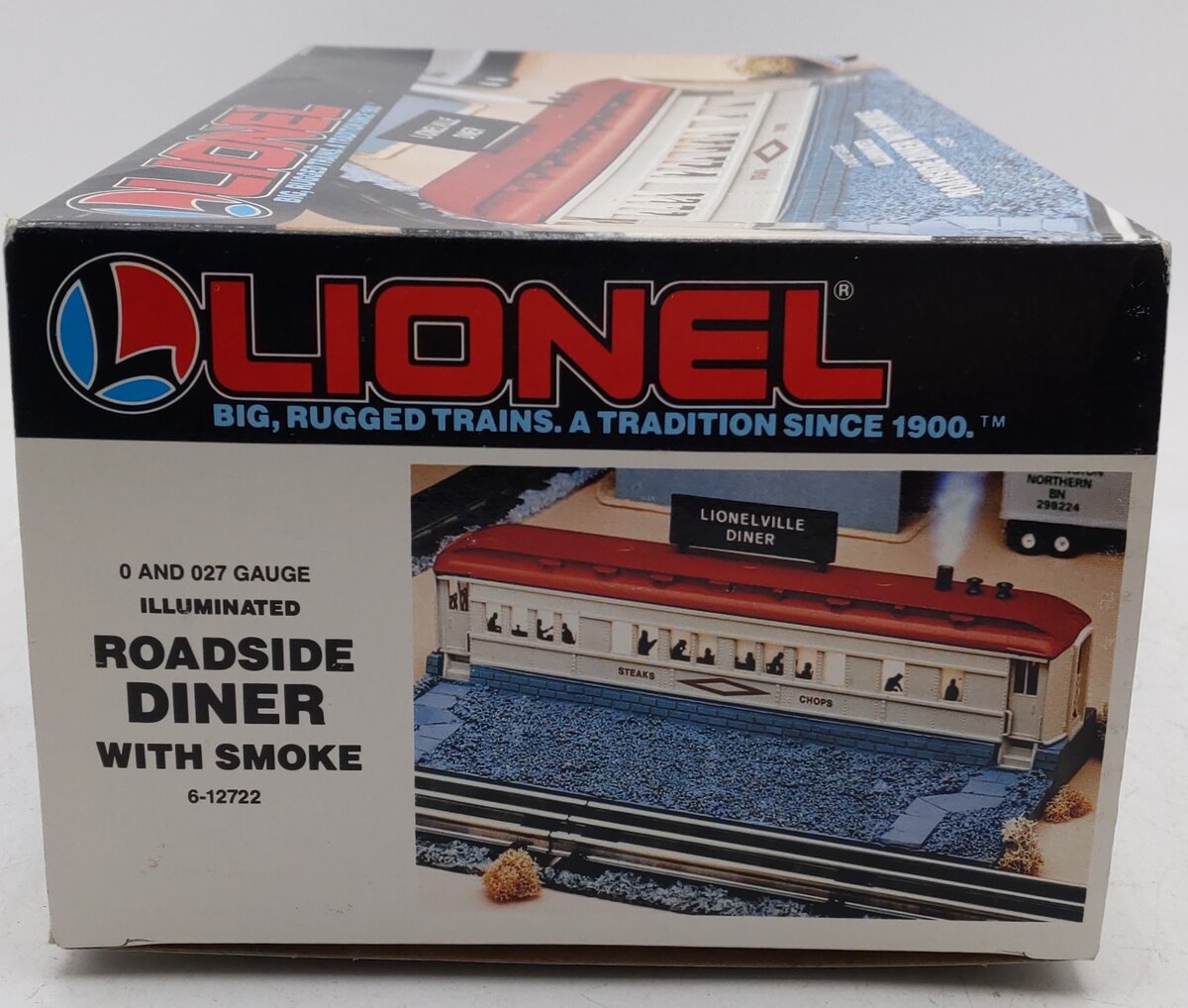 Lionel 6-12722 O Gauge Illuminated Roadside Diner w/Smoke Stack EX/Box