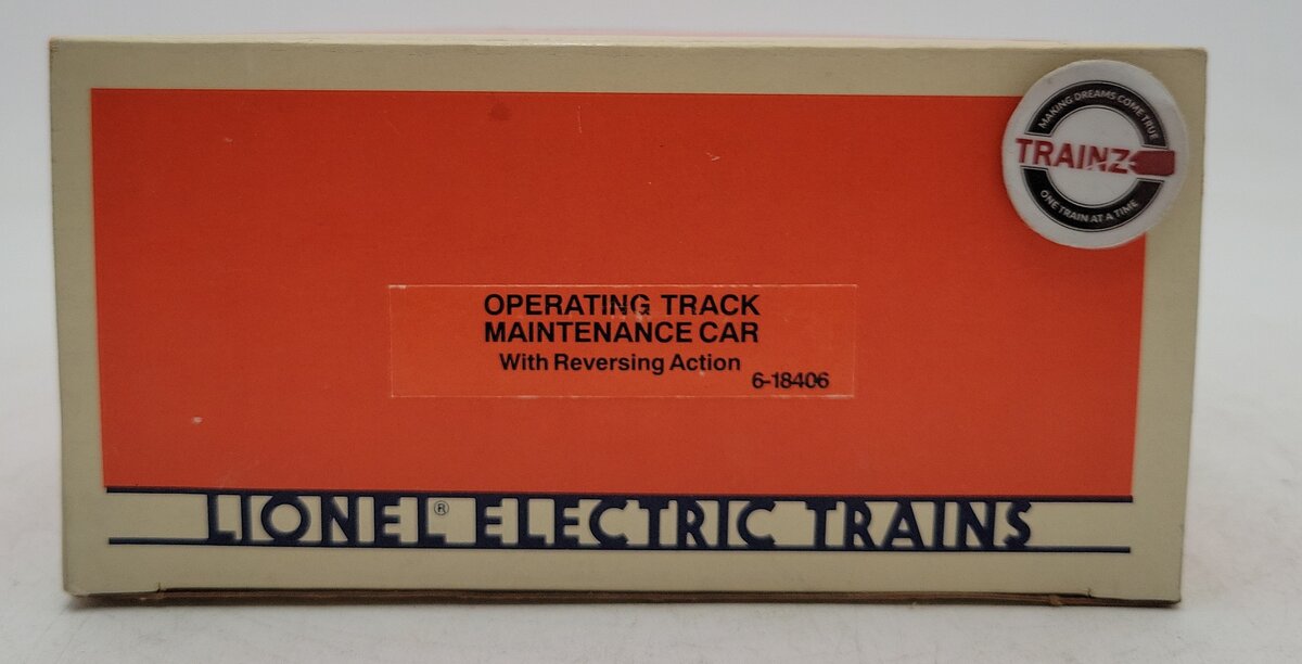 Lionel 6-18406 O Gauge Operating Track Maintenance Car LN/Box