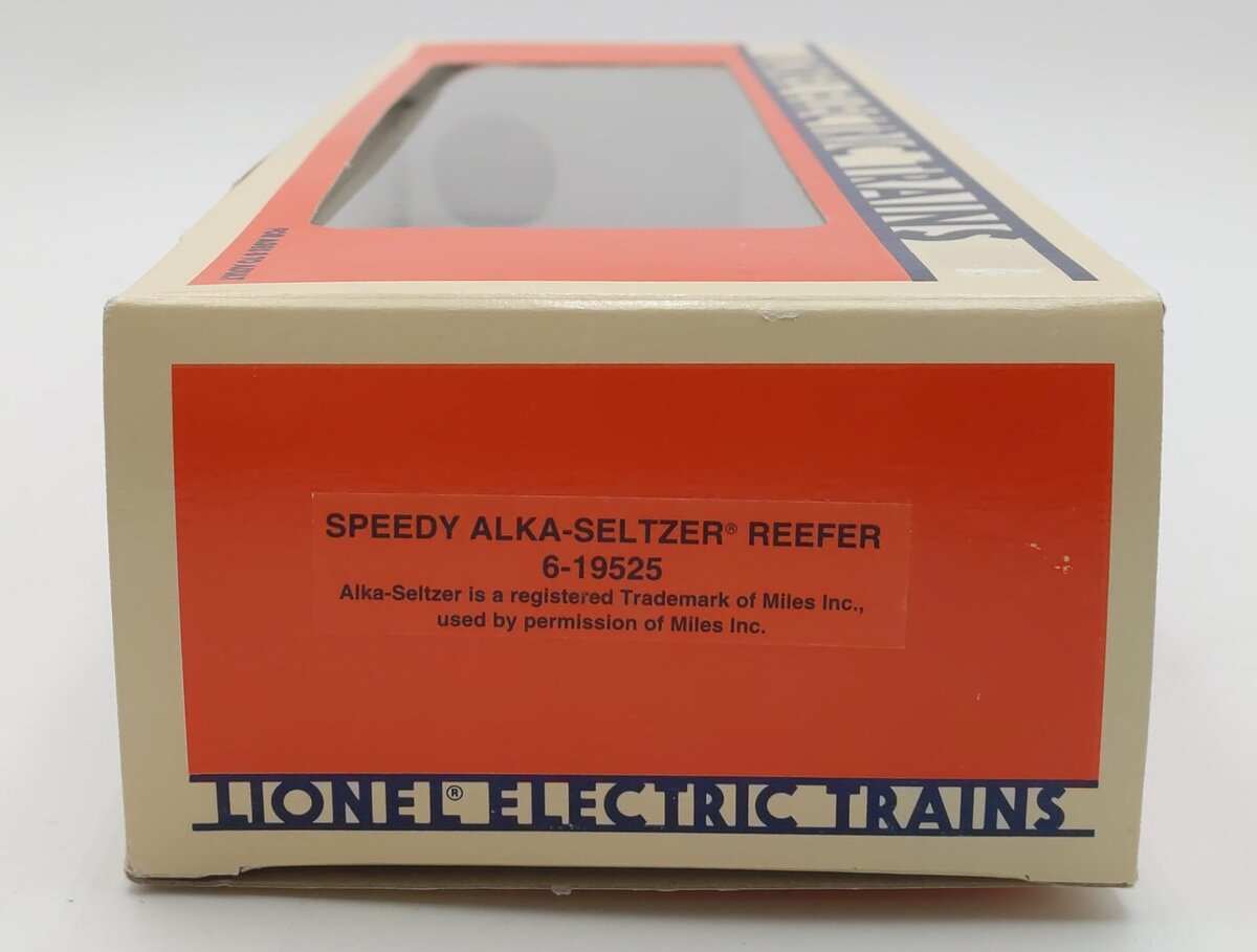 Lionel 6-19525 O Gauge Speedy Alka-Seltzer Billboard Reefer
