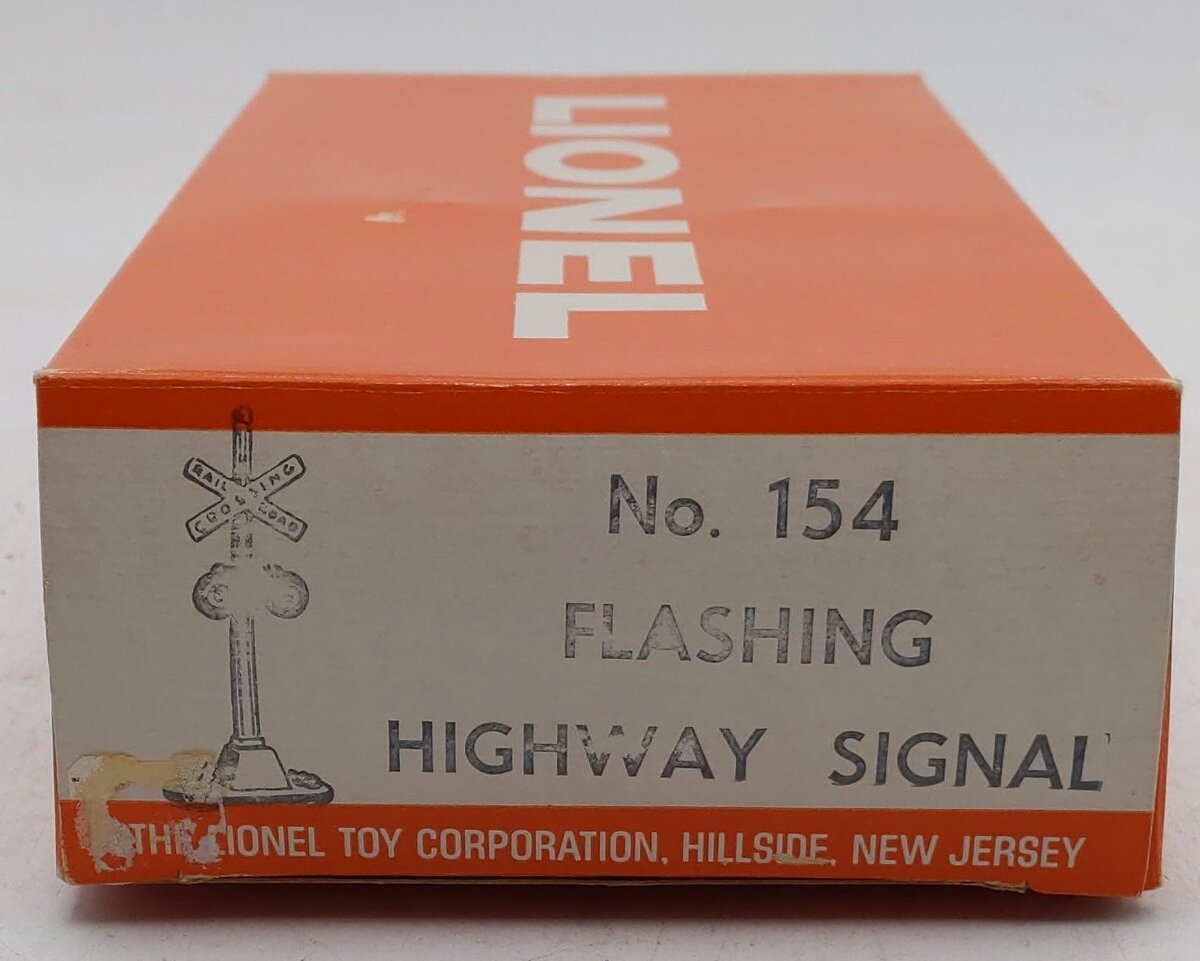 Lionel 154 Vintage O Road Crossing Highway Flasher Signal EX/Box