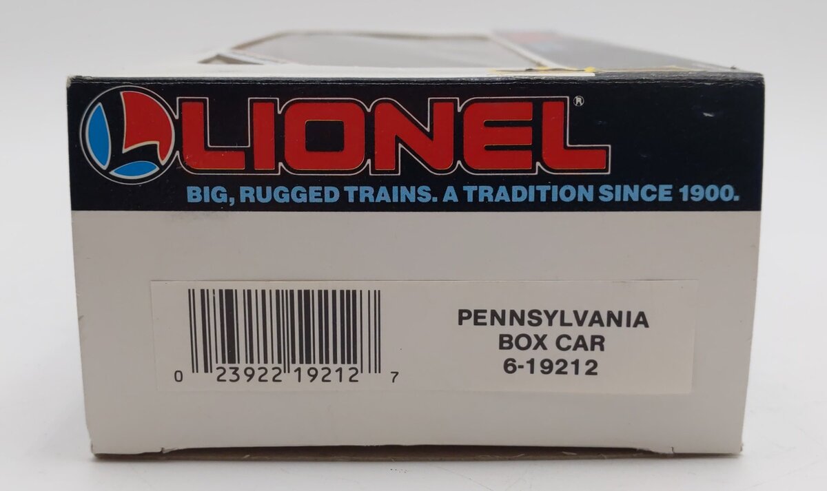 Lionel 6-19212 O Gauge Pennsylvania Railroad Boxcar #19212 LN/Box