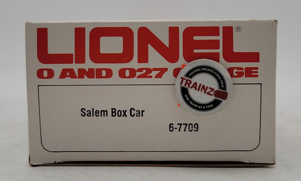 Lionel 6-7709 O Gauge Salem Billboard Boxcar LN/Box