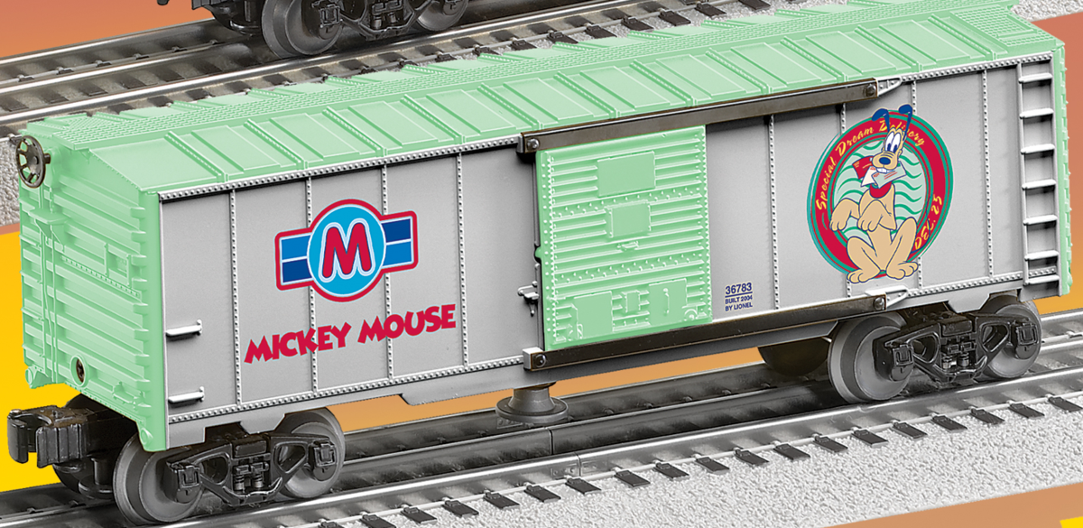 Lionel 6-36783 O Disney Mickey Mouse Operating Boxcar MT/Box