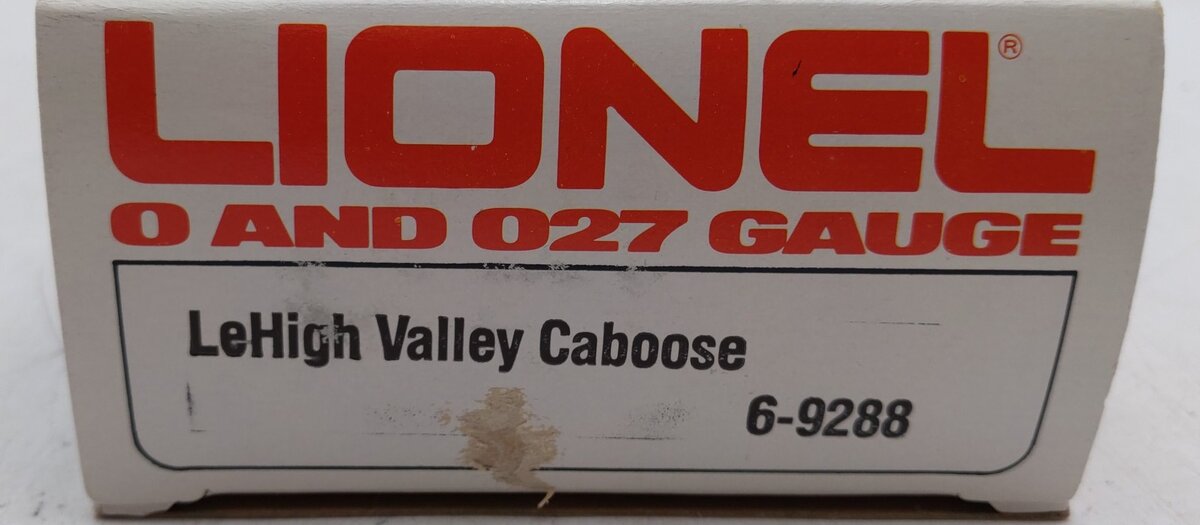 Lionel 6-9288 O Gauge Lehigh Valley N5C Caboose LN/Box