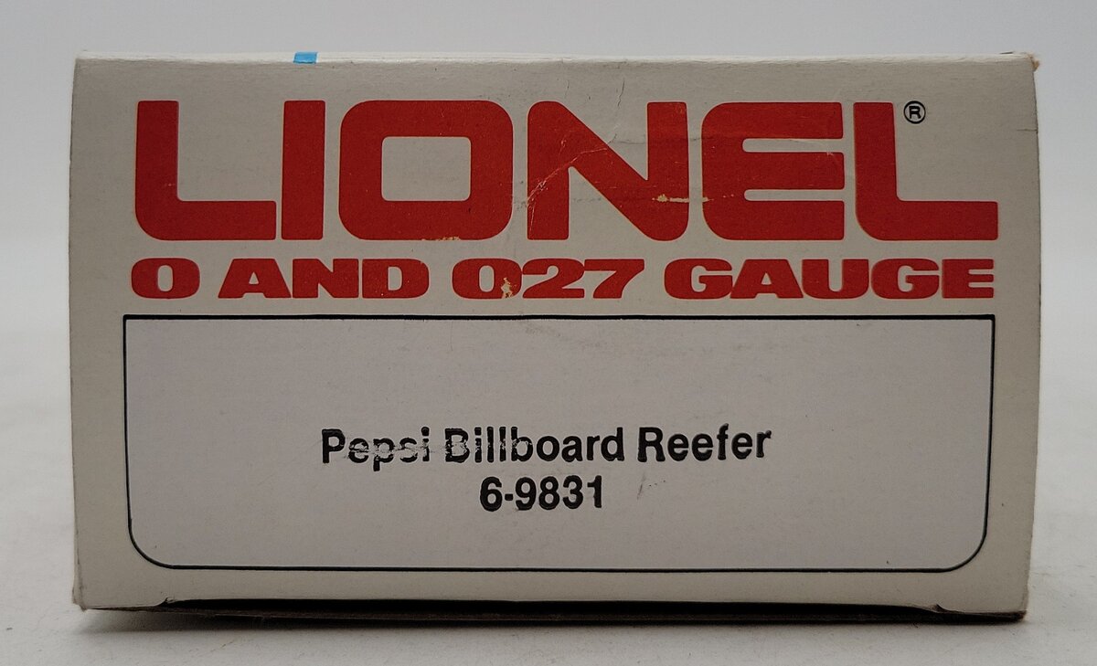 Lionel 6-9831 O Gauge Pepsi Cola Billboard Reefer Car LN/Box