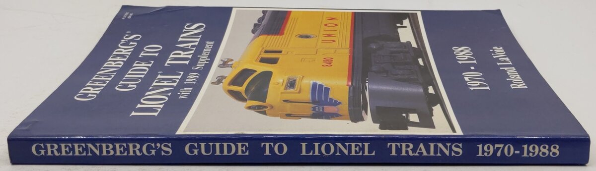Greenberg's Guide to Lionel Trains with 1989, 1970-88 Supplement Paperback Book VG