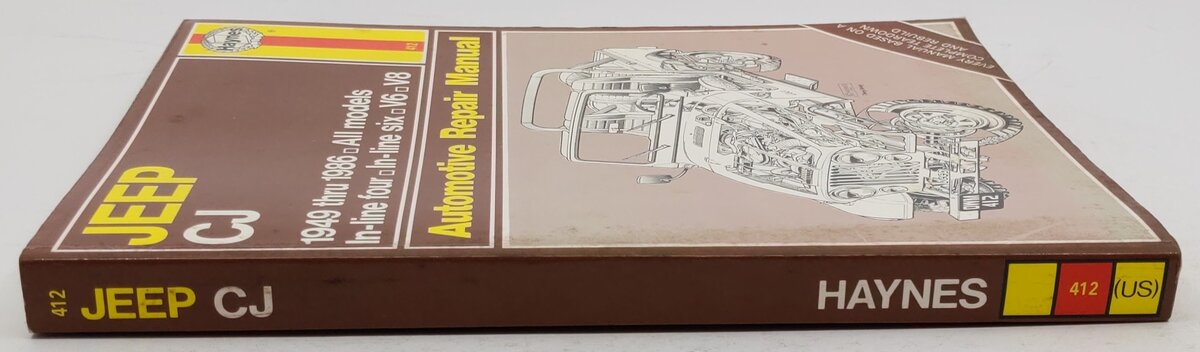 Jeep CJ 1949 Thru 1986 All Models Paperback Book By Haynes VG